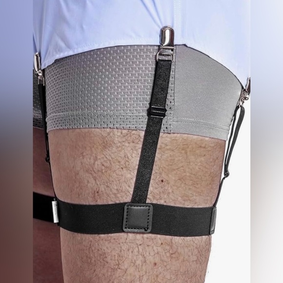 Shirt stays - one pair (2 stays) Adjustable Shirt Holders - Picture 2 of 4